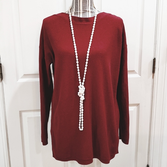 GAP Maroon sweater size M - Picture 4 of 13
